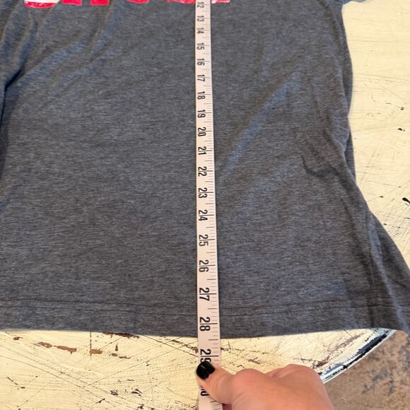 George Straight Country Gray Flag Tee Size XL Fair Western Cowboy - Picture 5 of 7